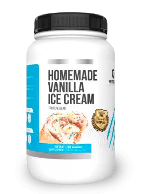 Homemade Vanilla Ice Cream Protein Blend